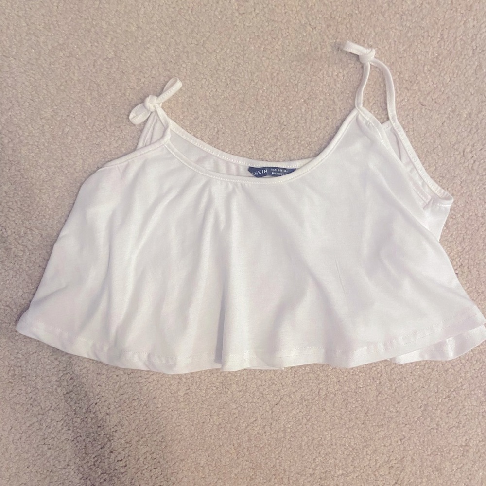 Cropped White Cami